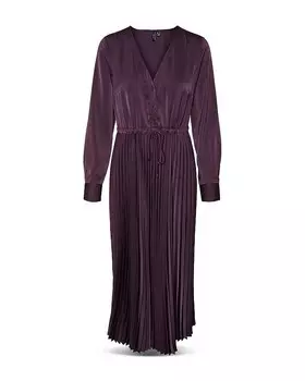 Плиссированное платье Vero Moda Cindy, фиолетовый