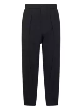 Плиссированные эластичные брюки GIORGIO ARMANI, синий