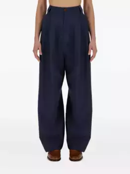 Плиссированные брюки Alysi, синий