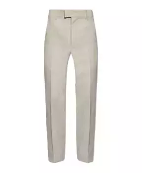 Плиссированные брюки Ami Paris, серый