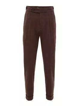 Плиссированные брюки Antioch, коричневый
