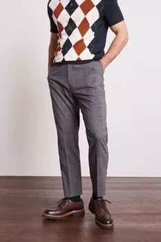 Плиссированные брюки Архив Next, серый