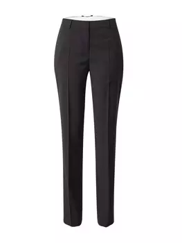 Плиссированные брюки Boss TAMEAH, черный