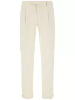 Плиссированные брюки чинос Briglia 1949, нейтральный цвет