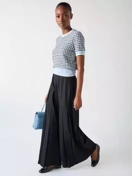 Плиссированные брюки colette L.K.Bennett, темно-синий