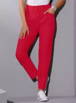 Плиссированные брюки Creation L, красный