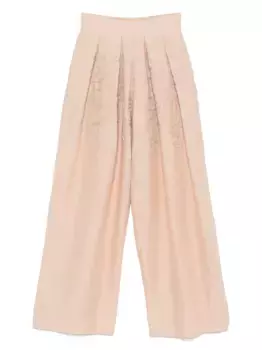 Плиссированные брюки Ermanno Scervino, нейтральный