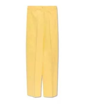 Плиссированные брюки Fabiana Filippi, желтый