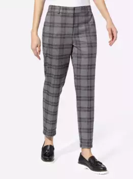 Плиссированные брюки Heine, антрацит