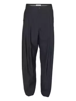 Плиссированные брюки Henrik Vibskov, синий