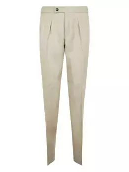 Плиссированные брюки Incotex, нейтральный