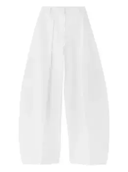 Плиссированные брюки JACQUEMUS, белый