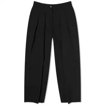 Плиссированные брюки Kenzo, черный