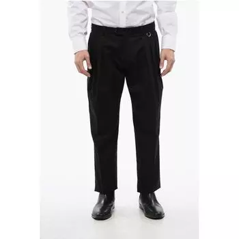 Плиссированные брюки LEXNDER с заклепками John Richmond, Black