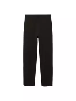 Плиссированные брюки Mango, черный