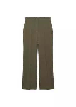 Плиссированные брюки Mango CINDY, зеленый