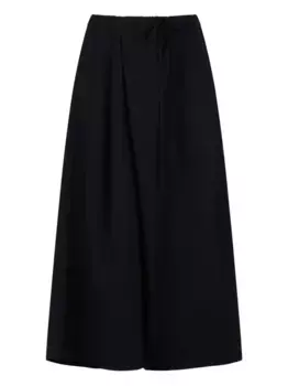 Плиссированные брюки Marni, черный