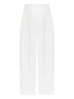 Плиссированные брюки MAX MARA, белый