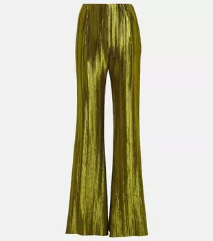 Плиссированные брюки nuage Galvan, зеленый