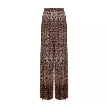 Плиссированные брюки палаццо Dolce & Gabbana, коричневый