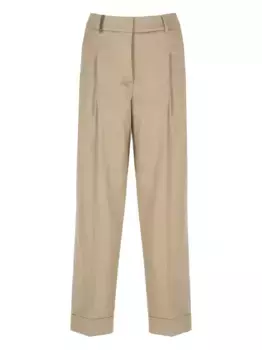Плиссированные брюки Peserico, нейтральный