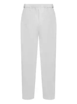 Плиссированные брюки прямого кроя Homme Pliss Issey Miyake, серый