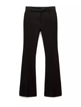 Плиссированные брюки Pull&Bear, черный