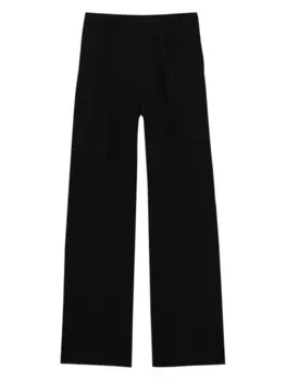 Плиссированные брюки Pull&Bear, черный