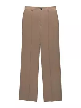 Плиссированные брюки Pull&Bear, песочный