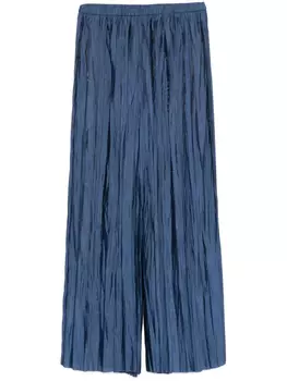 Плиссированные брюки Roberto Collina, синий