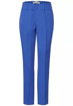 Плиссированные брюки Street One, синий