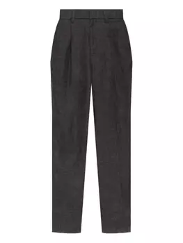 Плиссированные брюки строгого покроя Giorgio Armani, серый