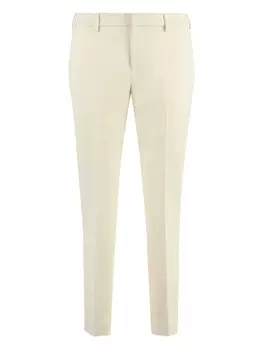 Плиссированные брюки строгого покроя PT Torino, нейтральный