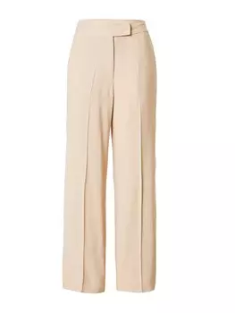 Плиссированные брюки свободного кроя ABOUT YOU Marle, кремовый
