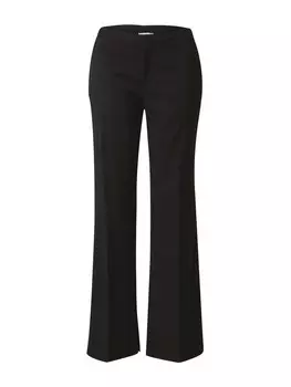 Плиссированные брюки свободного кроя Bella x ABOUT YOU Lulu, черный
