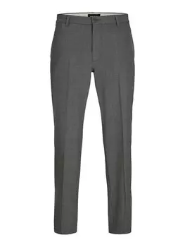 Плиссированные брюки свободного кроя JACK & JONES JPSTKARL BANKS, темно-серый