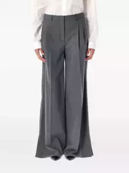 Плиссированные брюки The Garment, серый