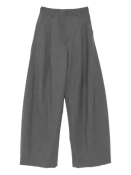 Плиссированные брюки THELATEST, серый