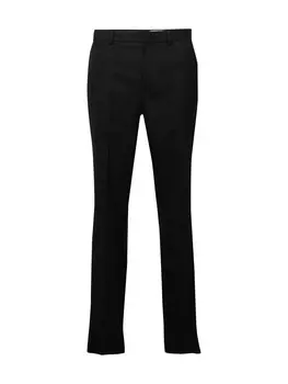 Плиссированные брюки Topman, черный