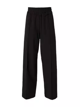 Плиссированные брюки Topshop, черный