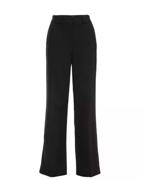 Плиссированные брюки We Fashion, черный