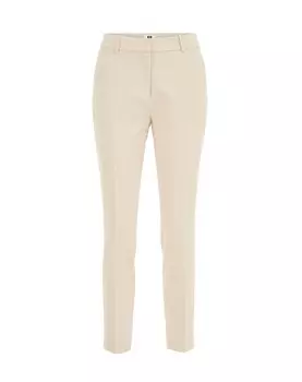 Плиссированные брюки We Fashion, кремовый