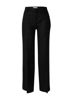 Плиссированные брюки Weekday CYRUS, черный