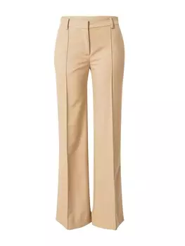 Плиссированные брюки Weekday KYLIE, бежевый