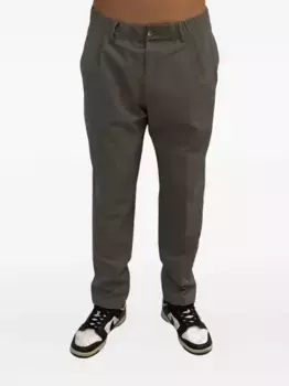 Плиссированные брюки YES LONDON, коричневый