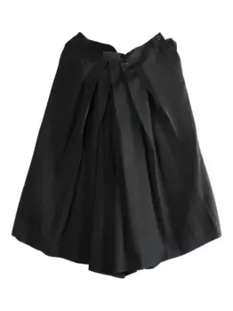 Плиссированные брюки Yohji Yamamoto, черный