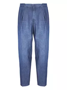 Плиссированные джинсы Briglia 1949, синий