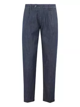 Плиссированные джинсы Re-Hash, синий