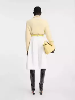 Плиссированные шорты-бермуды Амальфи Jacquemus, белый