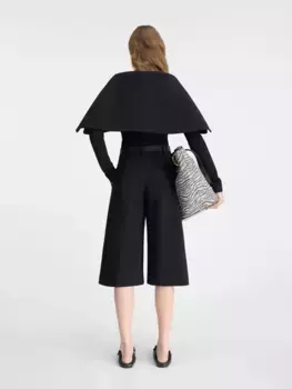 Плиссированные шорты-бермуды Амальфи Jacquemus, черный